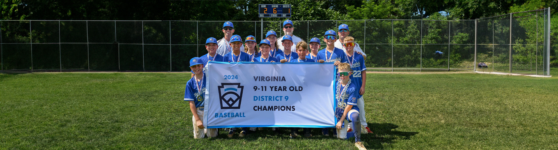 WSLL 9-11 All-Stars Win District